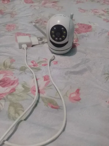 Uma câmera de segurança