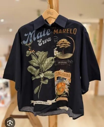 Camisa estampa Selos do Brasil Farm