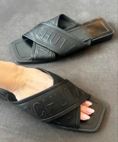 Rasteira Schutz couro