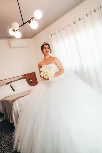 Vestido de Noiva + Véu