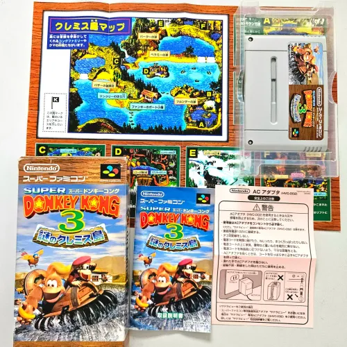 Donkey Kong 3 cib original super famicom Nintendo snes