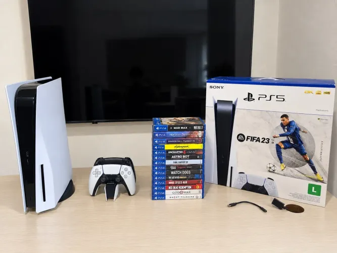 PlayStation 5 1Tb 2 controles originais ( entrego e aceito cartão 21x )