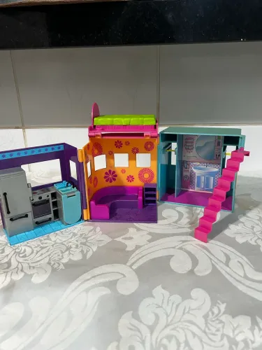Casa sparkle style house 2007 polly pocket - leia a descrição 