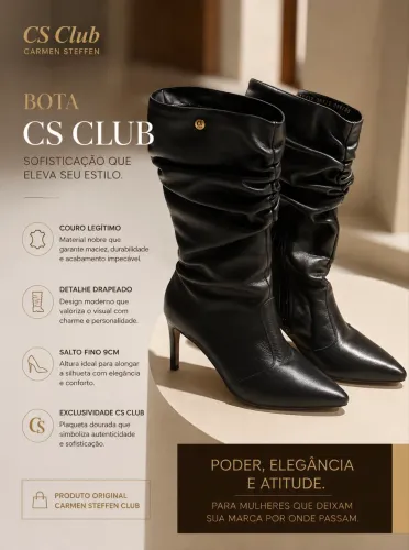 carmen steffens club - Bota cano alto