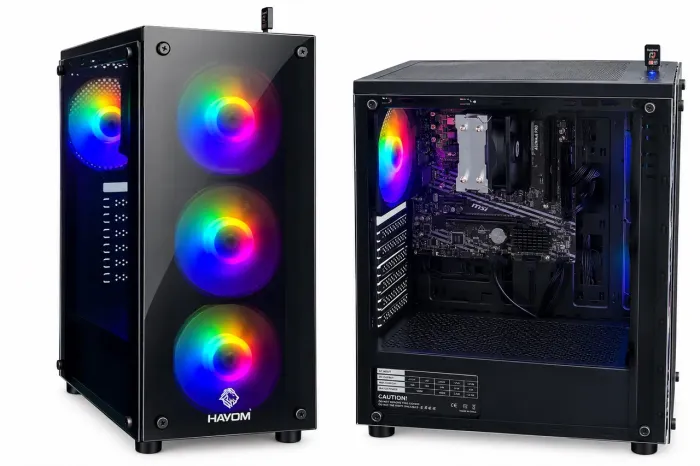 Pc para gamer com ryzen 5 2400g ddr4 8gb