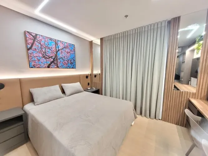 Apartamento Studio Mobiliado no Blend SmartStyle, Setor Marista, localização privilegiada