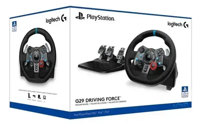 Logitech G29 sem câmbio Logitech Driving Force - Menos de 1 mês de uso (Completo na caixa)