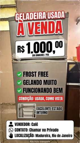 Geladeira Frost Free - Gelando Muito!!