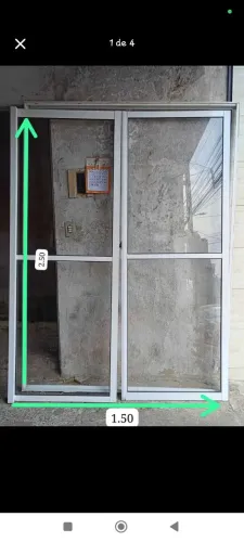 Porta de Alumínio Branco 