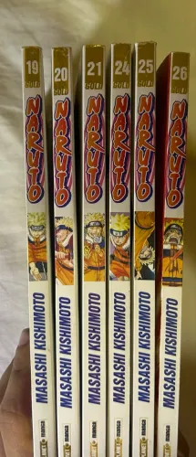 Mangás Naruto gold. Volumes 19, 20, 21, 24, 25, 26
