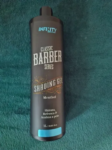 Shaving Gel de Barbear Mentol Infinity Looks Hair 1L Novo