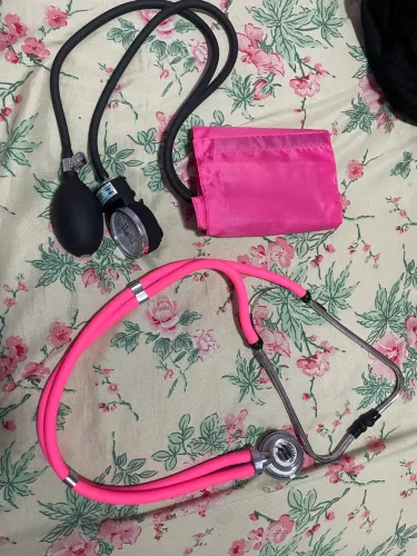 Kit enfermagem estetoscópio + esfigmomanômetro
