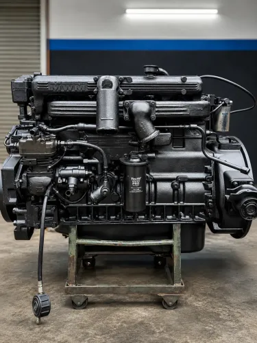 Motor MWM X10 6.10 completo, peça nº *539, ano 1999.
