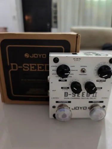 Pedal Delay e Looper Joyo D-Seed II Stereo