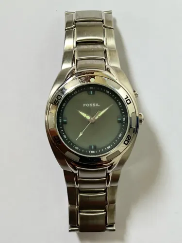 Relógio Fossil Big Tic AM-3758 Original - Aço Inoxidável