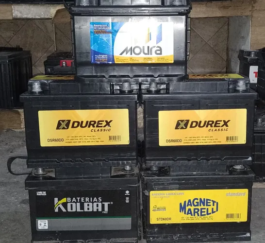 BATERIAS 60 AH SEMINOVAS COM 100% DE VIDA ÚTIL A PARTIR DE 150,00
