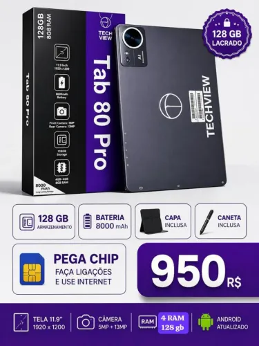 TABLET 80 PRO - 128 GB LACRADO