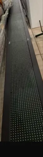 PAINEL LETREIRO DE LED 400X20 VERDE EXTERNO WIFI