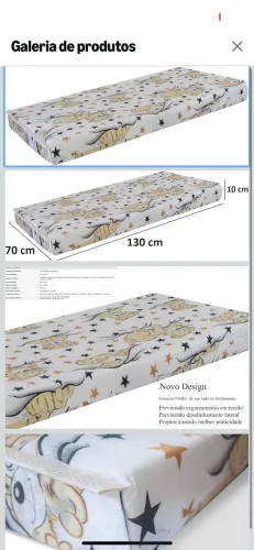 Colchão Infantil P/Crianças super macio