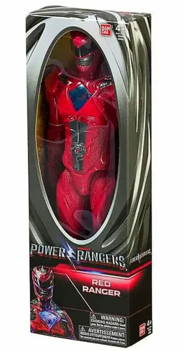 Boneco Power Rangers Vermelho, 30 cm, Bandai Sunny Red Jason