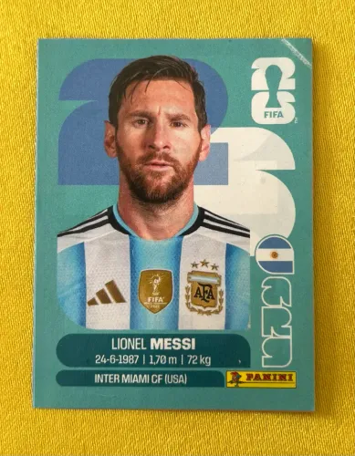 Figurinha MESSI Copa 2026