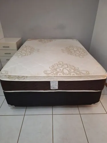 Conjunto cama de casal box Ortobom Petrus Superpocket