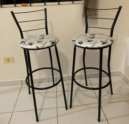 Banquetas Altas para Balcão/Cozinha Americana 2 unidades Produto Novo ! 
