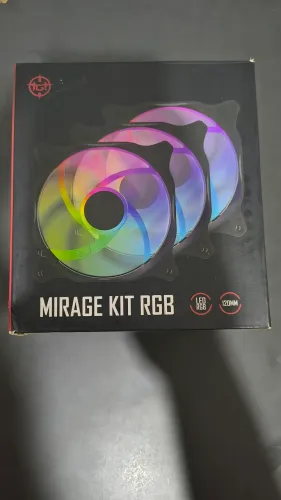 Kit Ventoinha RGB TGT Mirage 3x120mm