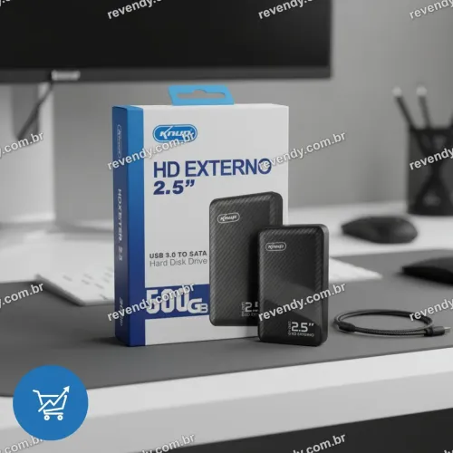 HD externo - 500GB USB - entrega grátis