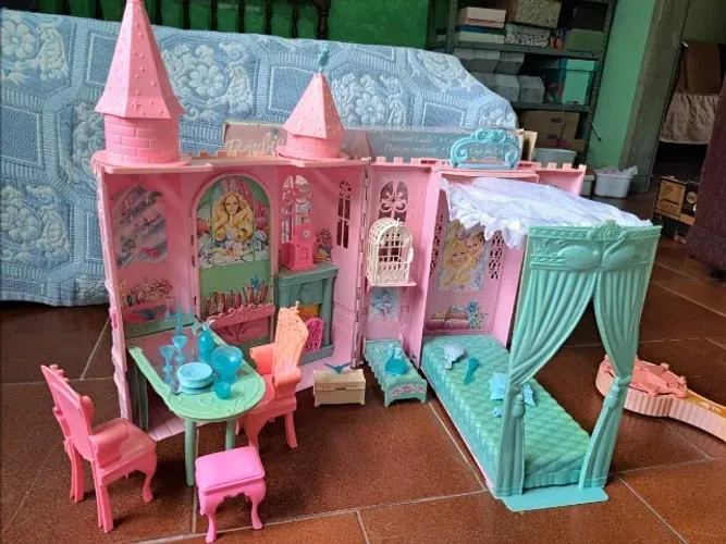 castelo barbie e o lago dos cisnes