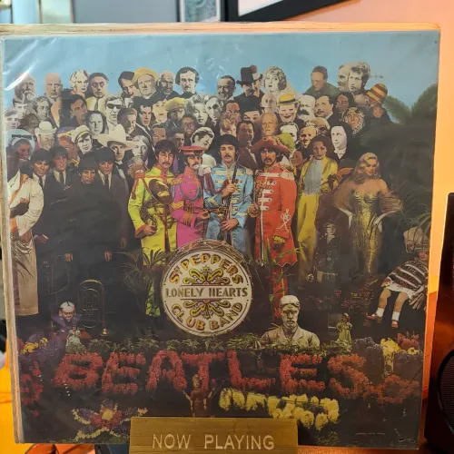 Beatles 1ª prensagem Sgt. Pepper's Lonely Hearts Club Band disco vinil lp
