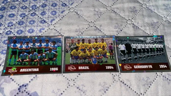 3 figurinhas raras COPA DO MUNDO 2026