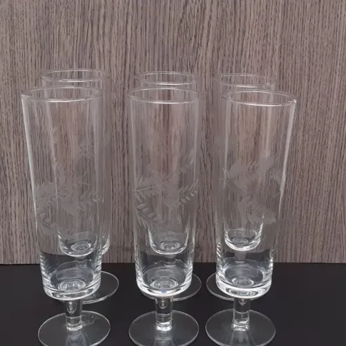 Conjunto 6 Taças de Champanhe.