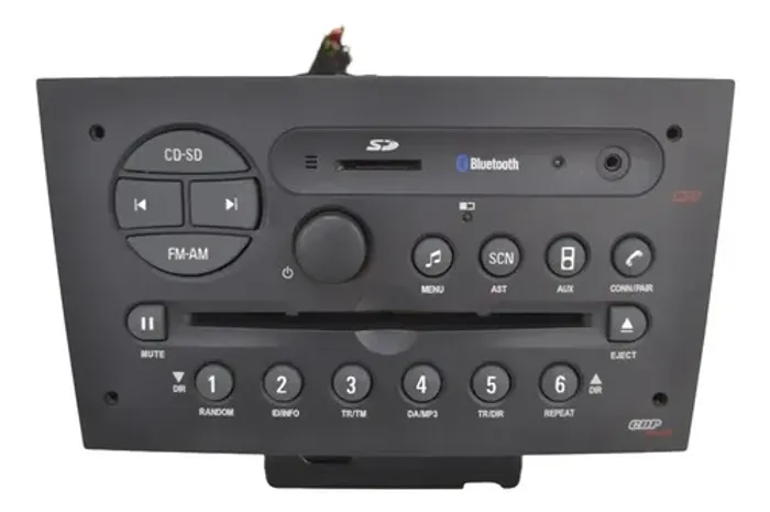 Radio Cd Player Som Painel Chevrolet Meriva 2003-2012 Origin