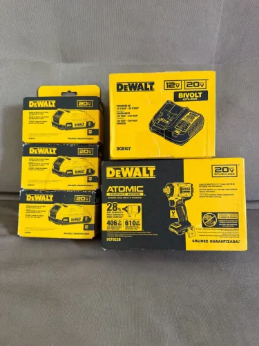 Kit chave de impacto Dewalt 20v