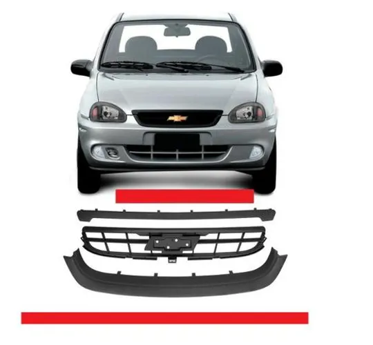 Grade Superior Corsa Classic 09 10 Preta sem logo emblema sqcza pqncx