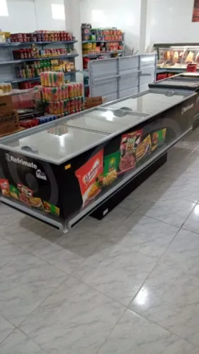 Ilha 3 Metros Vidro Reto Pronta Entrega Novo