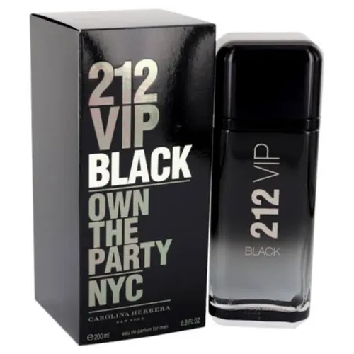 Perfume 212 VIP Black 200 ml Original Importado