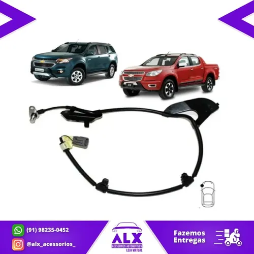 Sensor Abs Dianteiro Esquerdo Chevrolet S10 2.4 / 2.5 / 2.8 2013 à 2021