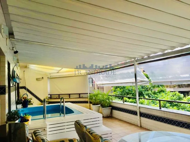 Barra da Tijuca | Cobertura 4 quartos, sendo 2 suites