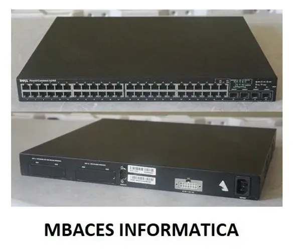 Switch Dell Powerconnect 6248 48 Portas Gigabit 4Sfp C Garantia 