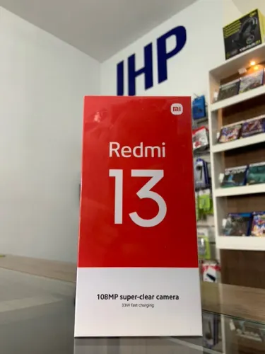 Celular Xiaomi Redmi 13 256GB 8RAM Preto Lacrado | Até 12x Sem Juros | Loja Curitiba