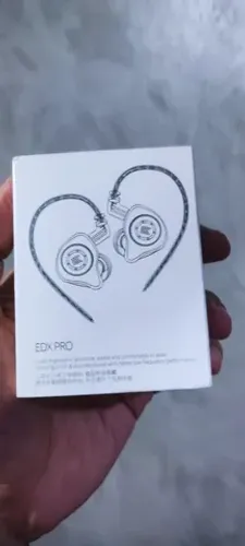 Fones de Ouvido com Fio - KZ - EDX Pro - Preto - Novo