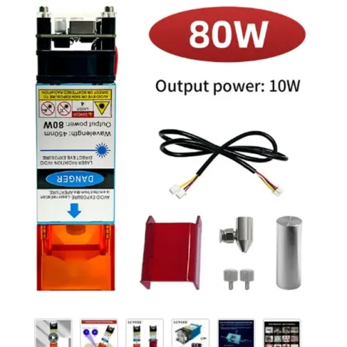 Modulo Laser 80w 12v com assistente de Ar a pronta entrega