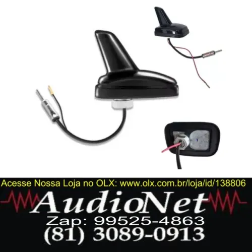 Antena teto amplificada Baby Shark