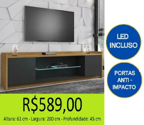 Rack com led