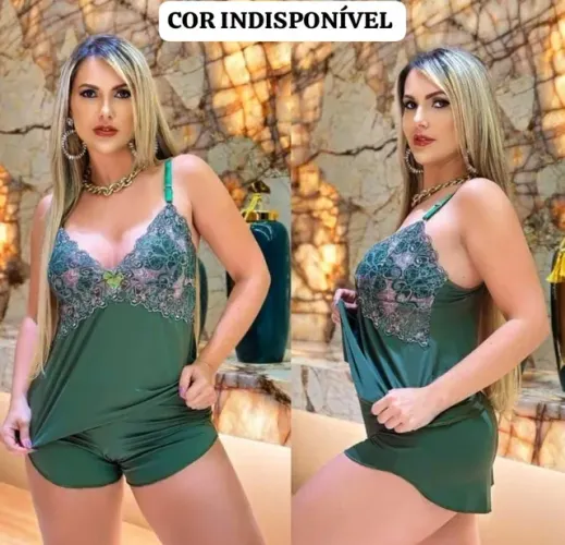 Conjunto babydoll tamanhos variados