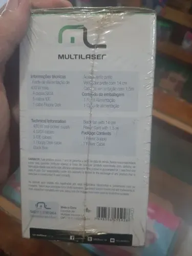 Fonte de Alimentação Multilaser