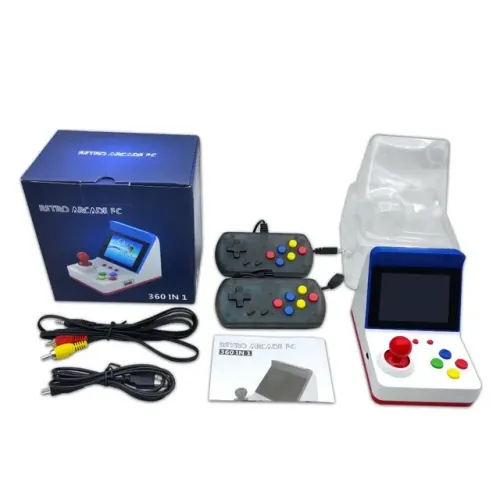 Mini flíper 360 jogos 2 joystick pode ligar na Tv
