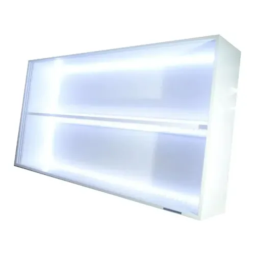 Nicho Expositor com Led Para Colecionaveis Com Portas De Acrilico